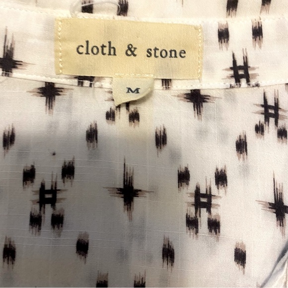 Anthropologie I Cloth & Stone Breezy Lightweight Hi-Lo Button Down Shirt - Picture 5 of 5